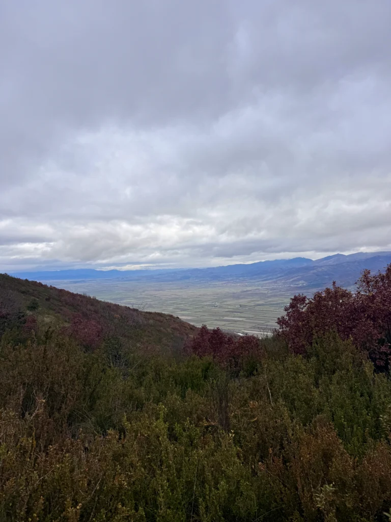 view of korca albania from devoll