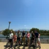group bike tour in the grand park of tirana